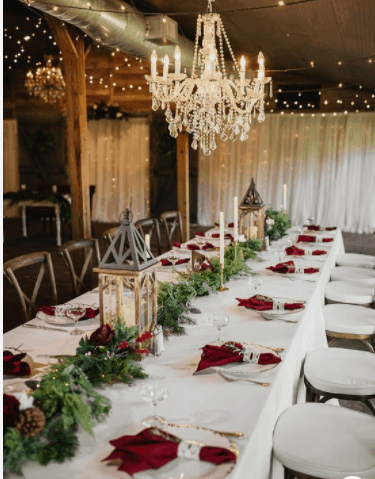 Mesa de Boda de Invierno