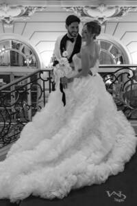 “International couple wedding at Real Casino de Madrid”