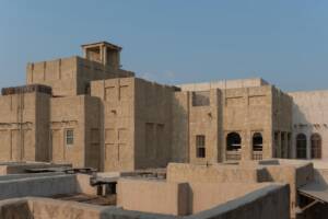 old money couple photoshoot in Dubai at Al Seef Heritage Hotel